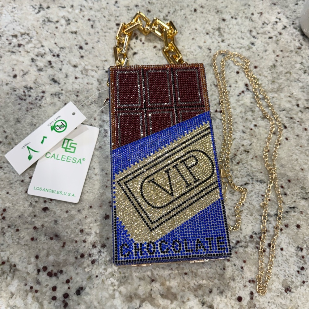 Caleesa VIP Chocolate Bar Women's Clutch / Shoulder Bag